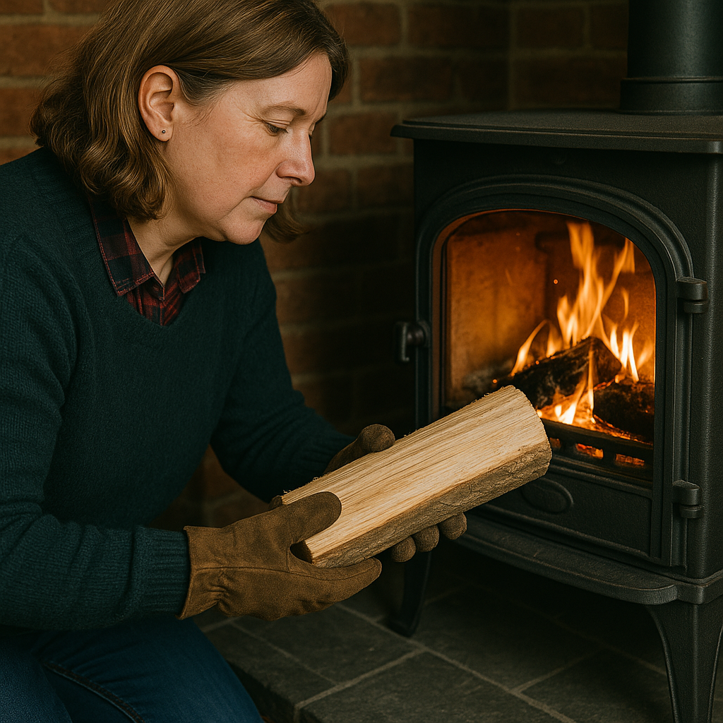 burning ash wood
