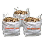 Eco Bulk Bag Kiln Dried Hardwood Logs - 3 Bags - Kiln Dried Logs UK