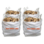 Eco Bulk Bag Kiln Dried Hardwood Logs - 4 Bags - Kiln Dried Logs UK