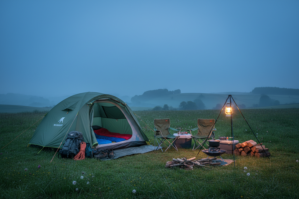 Camping essentials checklist for a UK camping trip