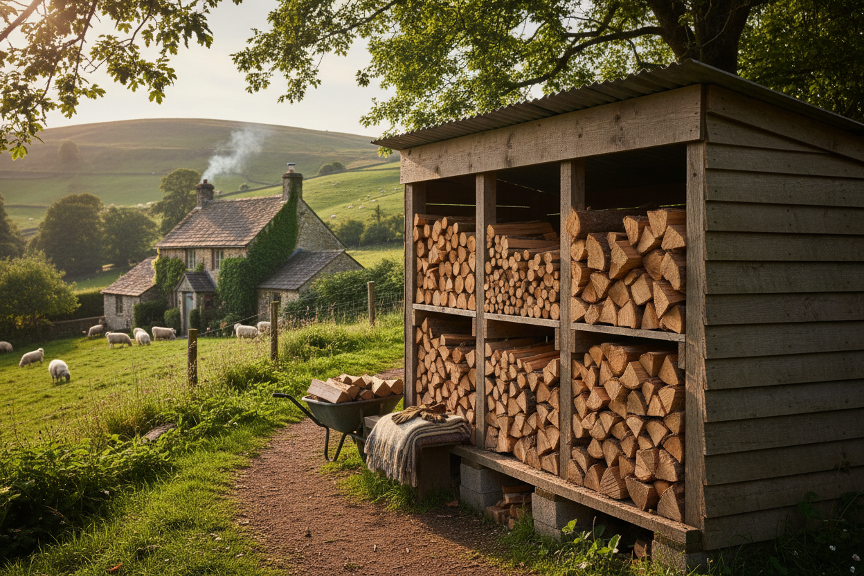 Best Way to Stack Firewood in the UK: Methods Compared, Common Mistakes Fixed