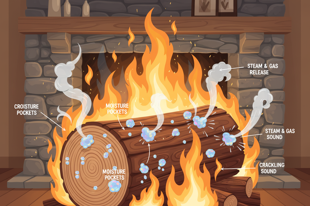 Why Does Firewood Crackle? The Science Behind Fire Sounds