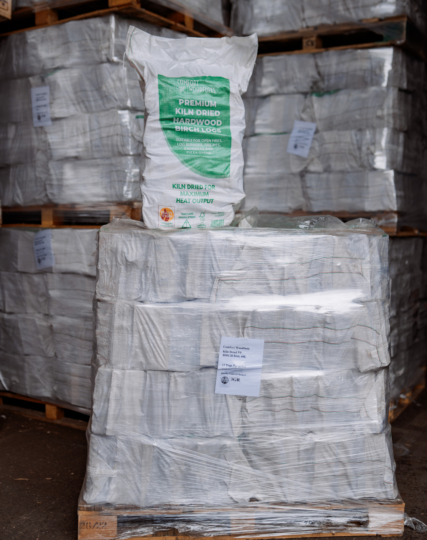 Kiln-Dried Birch Logs — Boot Bags