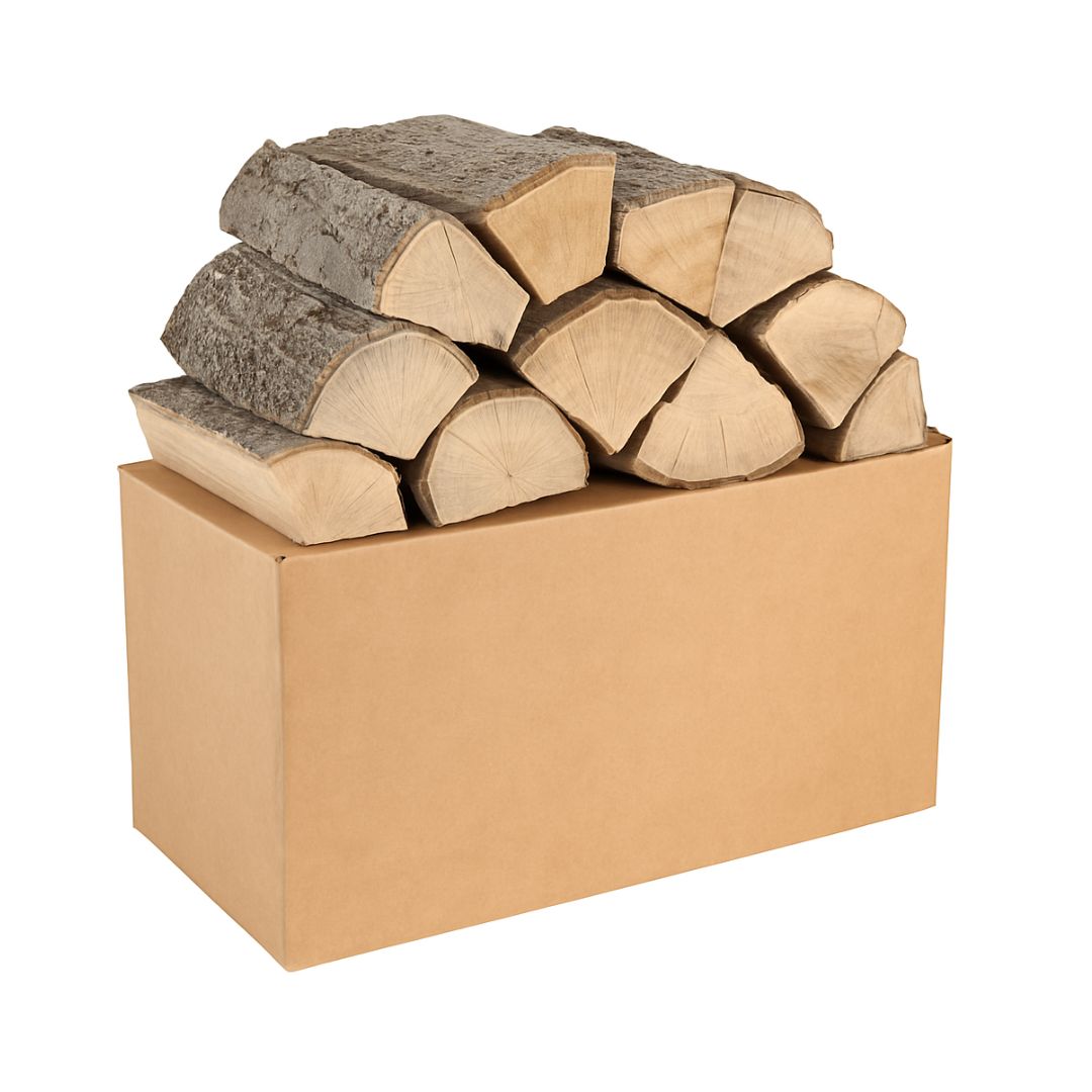 Premium Kiln-Dried Birch Hardwood Logs – 24 x 20kg Boxes for Clean, Efficient Burning - Kiln Dried Logs UK 