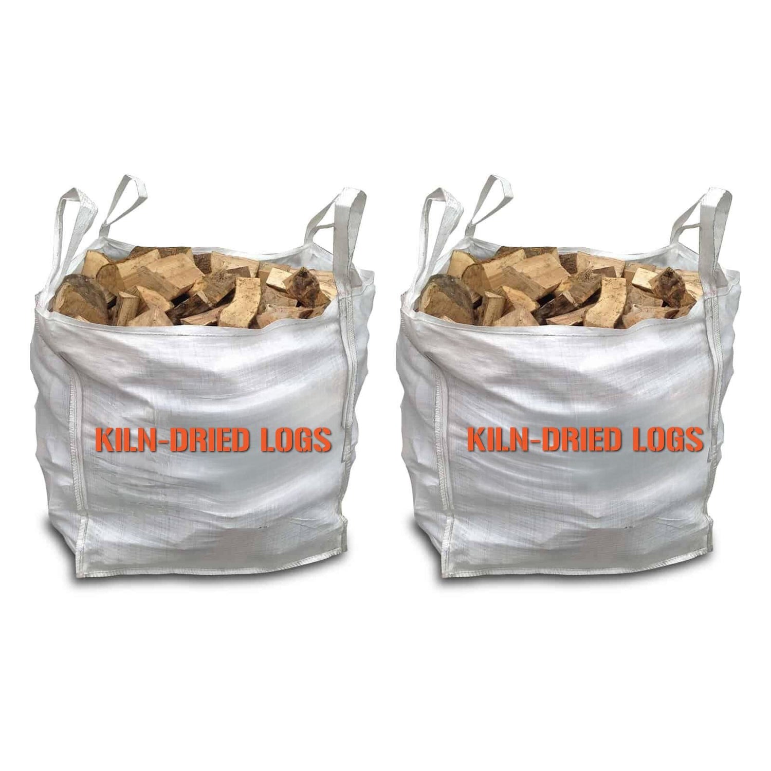 Eco Bulk Bag Kiln Dried Hardwood Logs - 2 Bags - Kiln Dried Logs UK 