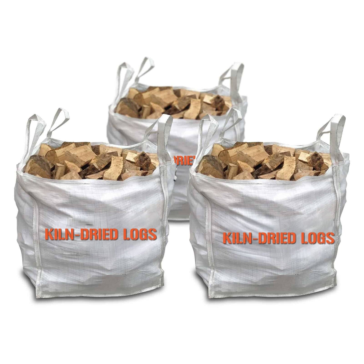 Eco Bulk Bag Kiln Dried Hardwood Logs - 3 Bags - Kiln Dried Logs UK 