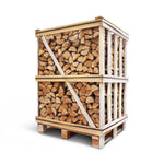 Premium Kiln-Dried Birch Logs – Large 1.63m³ Stacked Crate (2.5–2.6m³ Loose) - Kiln Dried Logs UK 